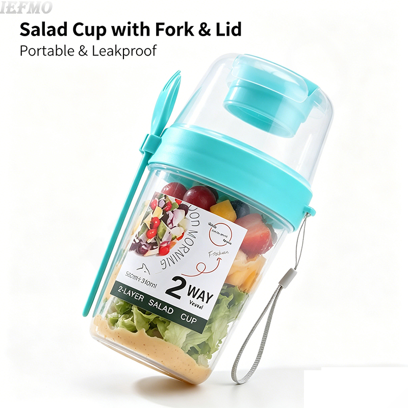 Meal Prep Weight Loss - Conjunto de tigelas para salada portátil