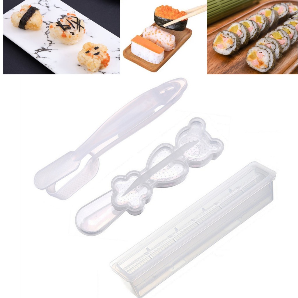 Rice Ball Mold - 3 pçs/set conjunto de molde de