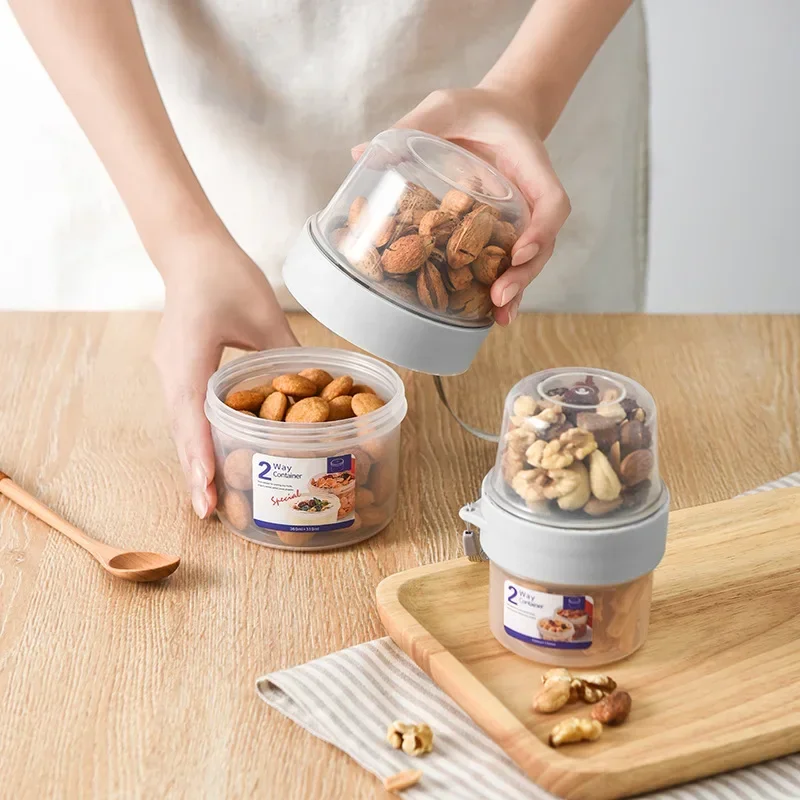 Meal Prep Yogurt Containers - Café da manhã aveia cereal porca