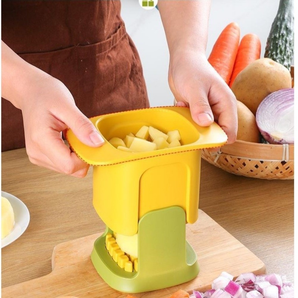 Meal Prep With Potatoes - Cortador de Legumes Multifuncional Manual com