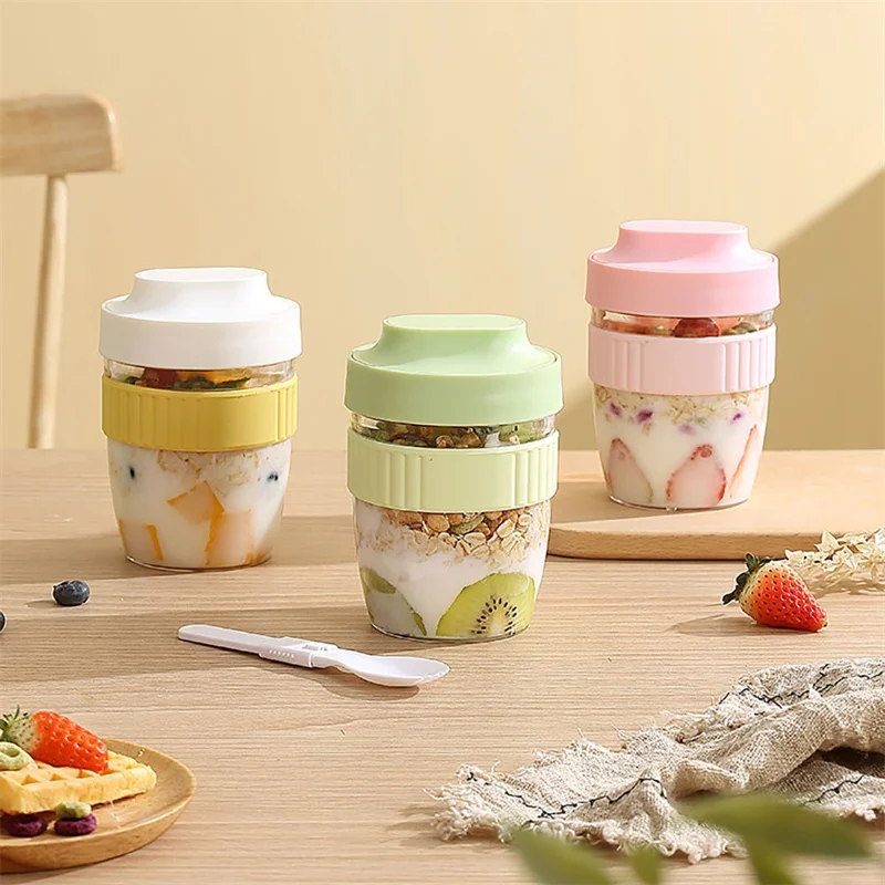Meal Prep Yogurt Containers - 480/570ml copo de café da manhã
