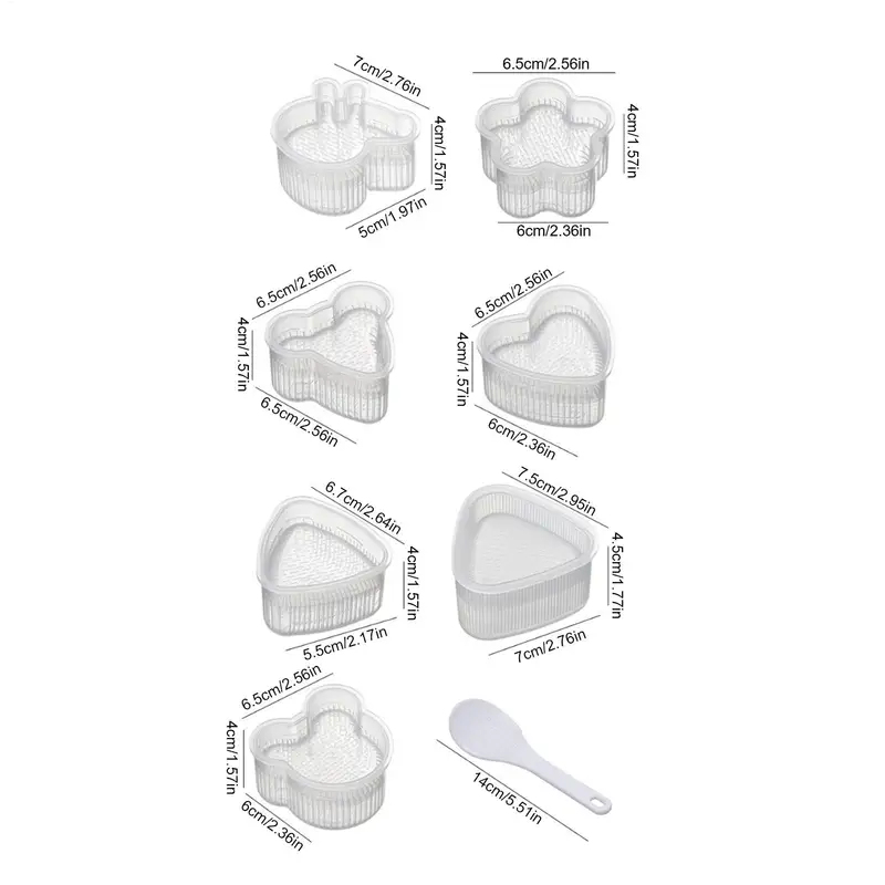 Kit de Moldes de Sushi em Form - Rice Ball Mold avaliação e preço