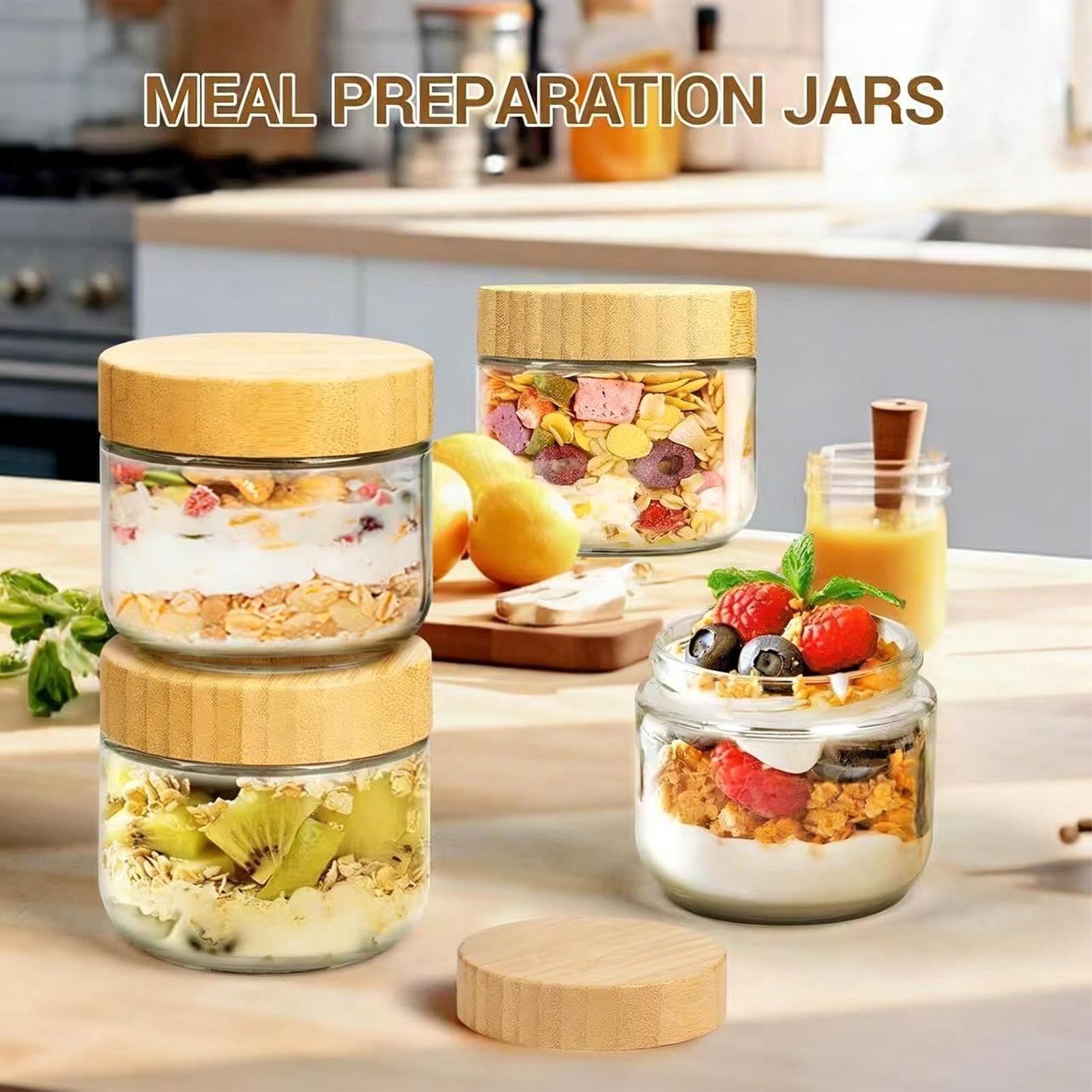 4 Frascos de Vidro com Tampa H - Overnight Oat Jar avaliação e preço