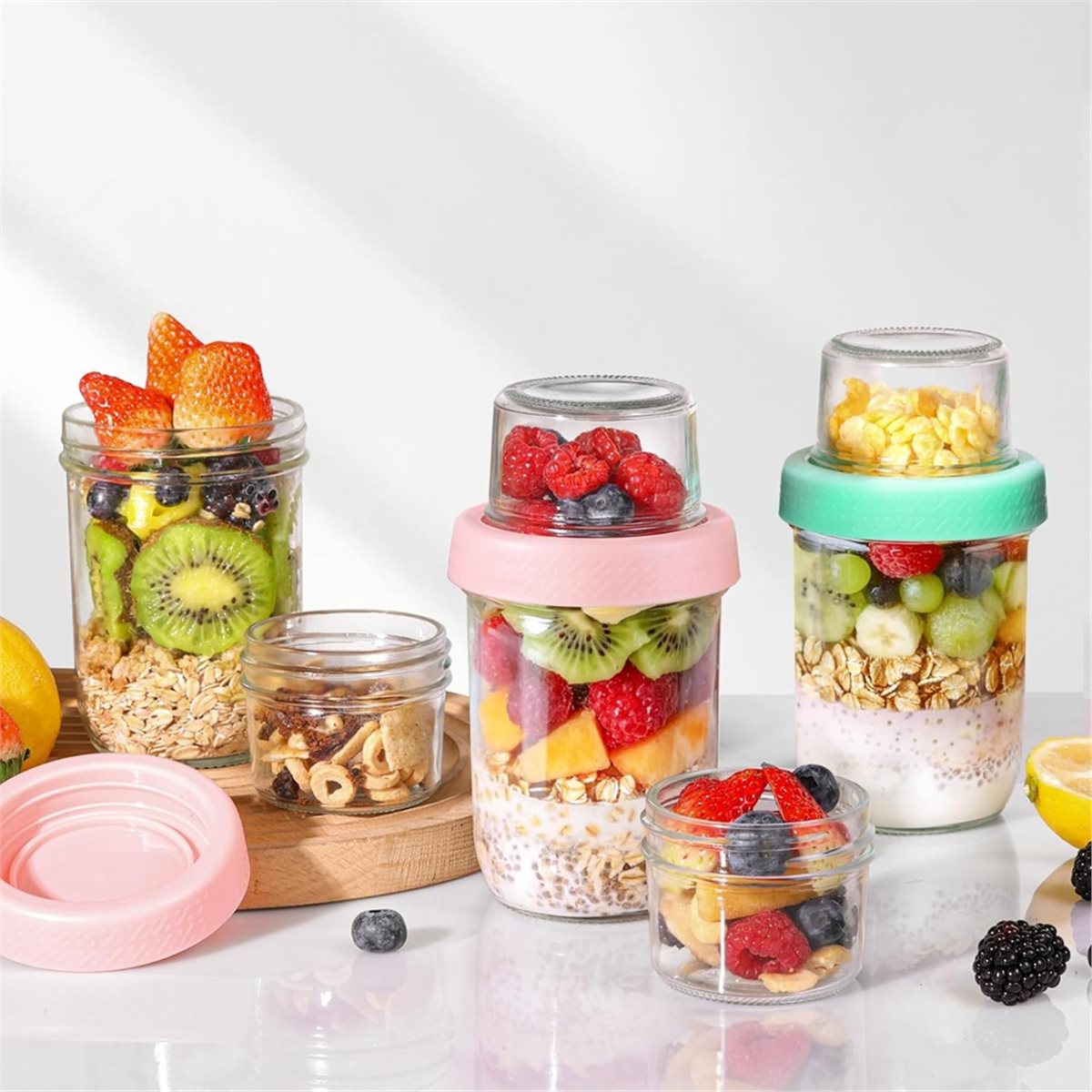 Potes de Vidro para Overnight  - Overnight Oat Jar avaliação e preço