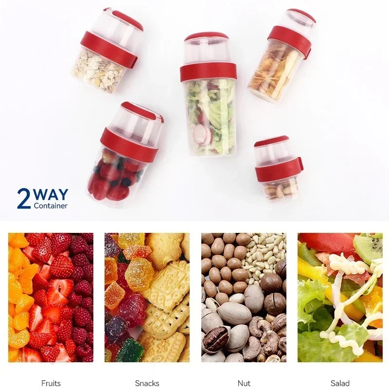 Dupla camada selada compartime - Meal Prep Yogurt Containers avaliação e preço