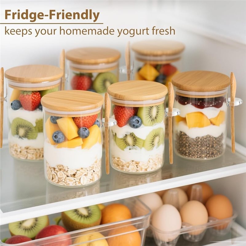 Conjunto AB46-1 com 6 Peças: P - Overnight Oat Jar avaliação e preço