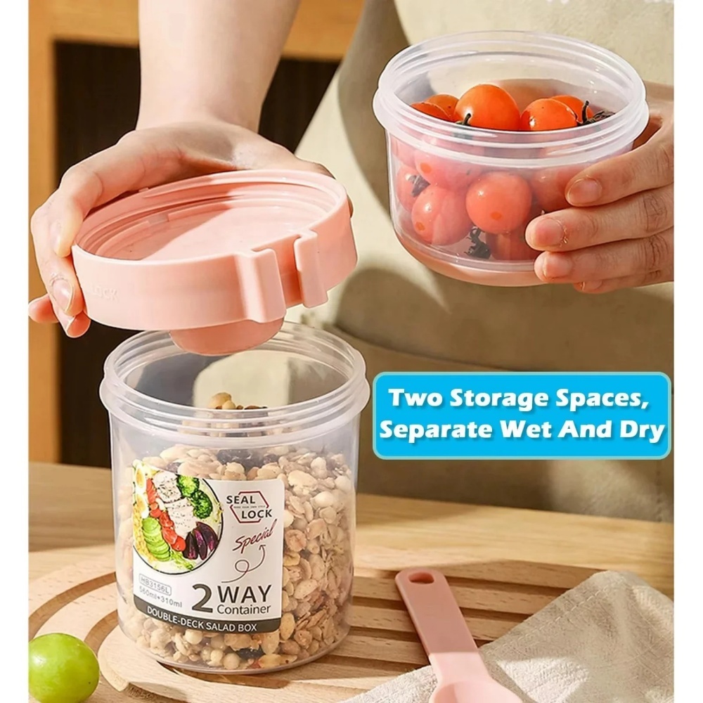 Copo de salada portátil copo d - Meal Prep Yogurt Containers avaliação e preço