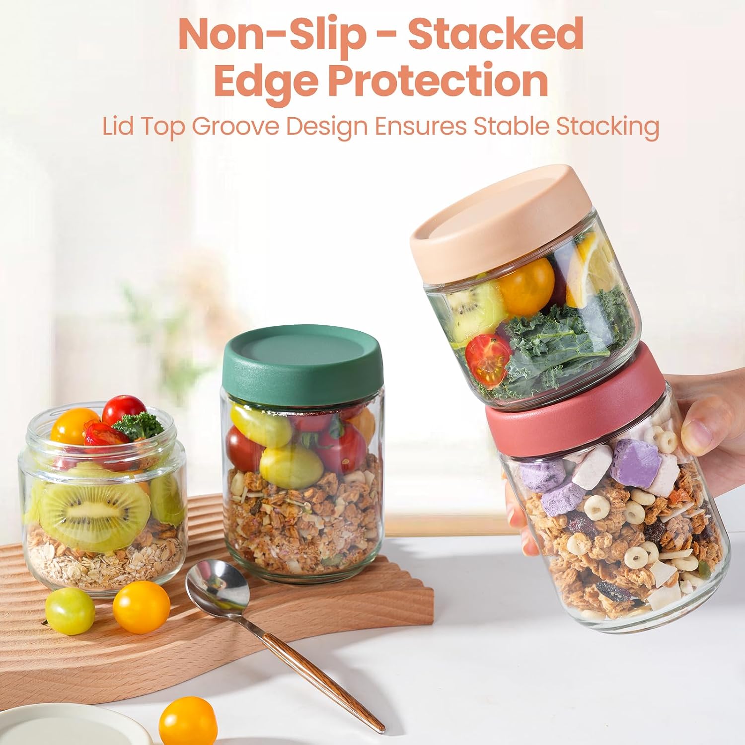 Conjunto de 12 Potes para Over - Overnight Oat Jar avaliação e preço