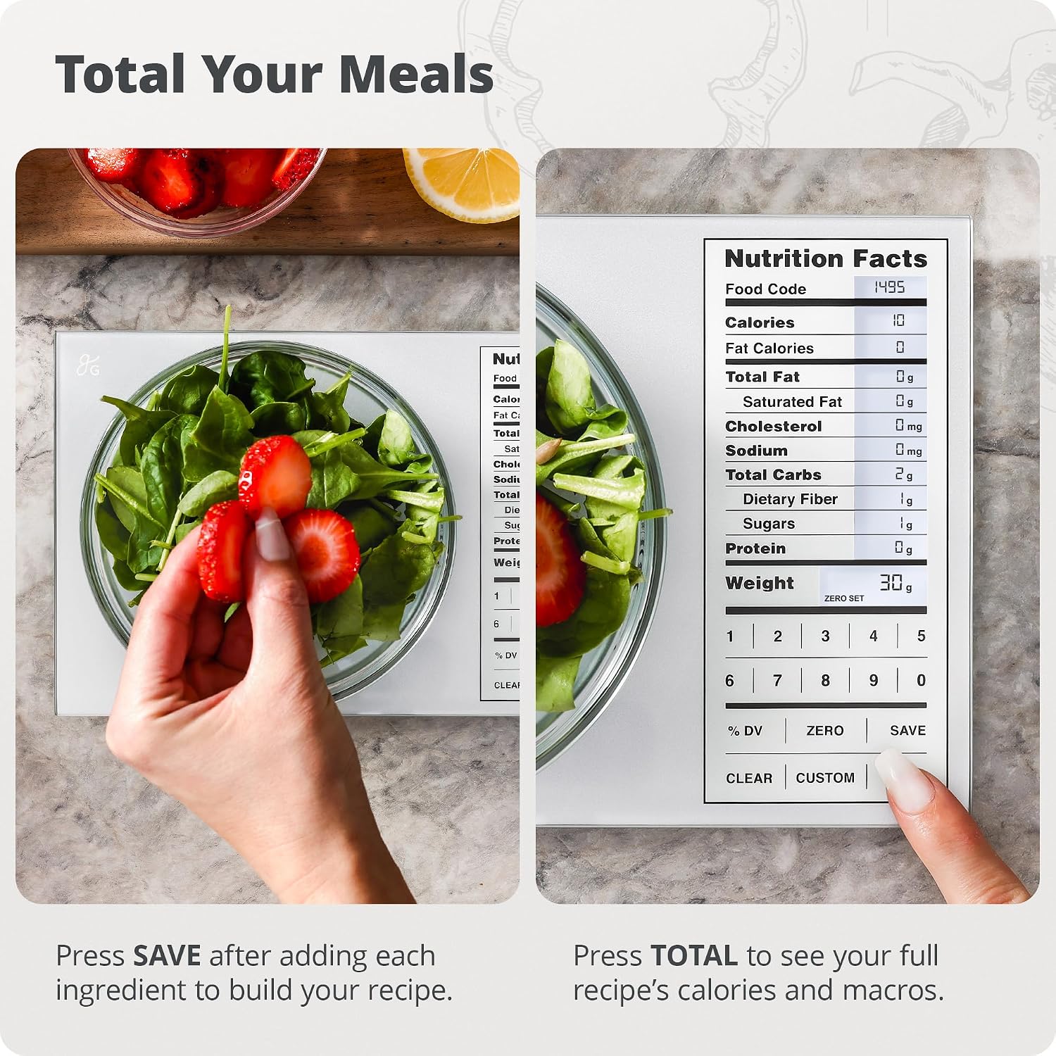 Balança de Cozinha em Aço Inox - Meal Prep Weight Loss avaliação e preço