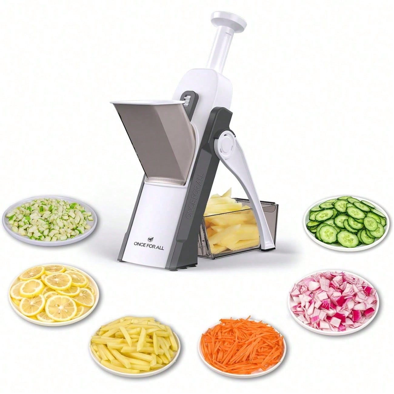 Cortador Mandoline Seguro 5 em - Meal Prep With Potatoes avaliação e preço