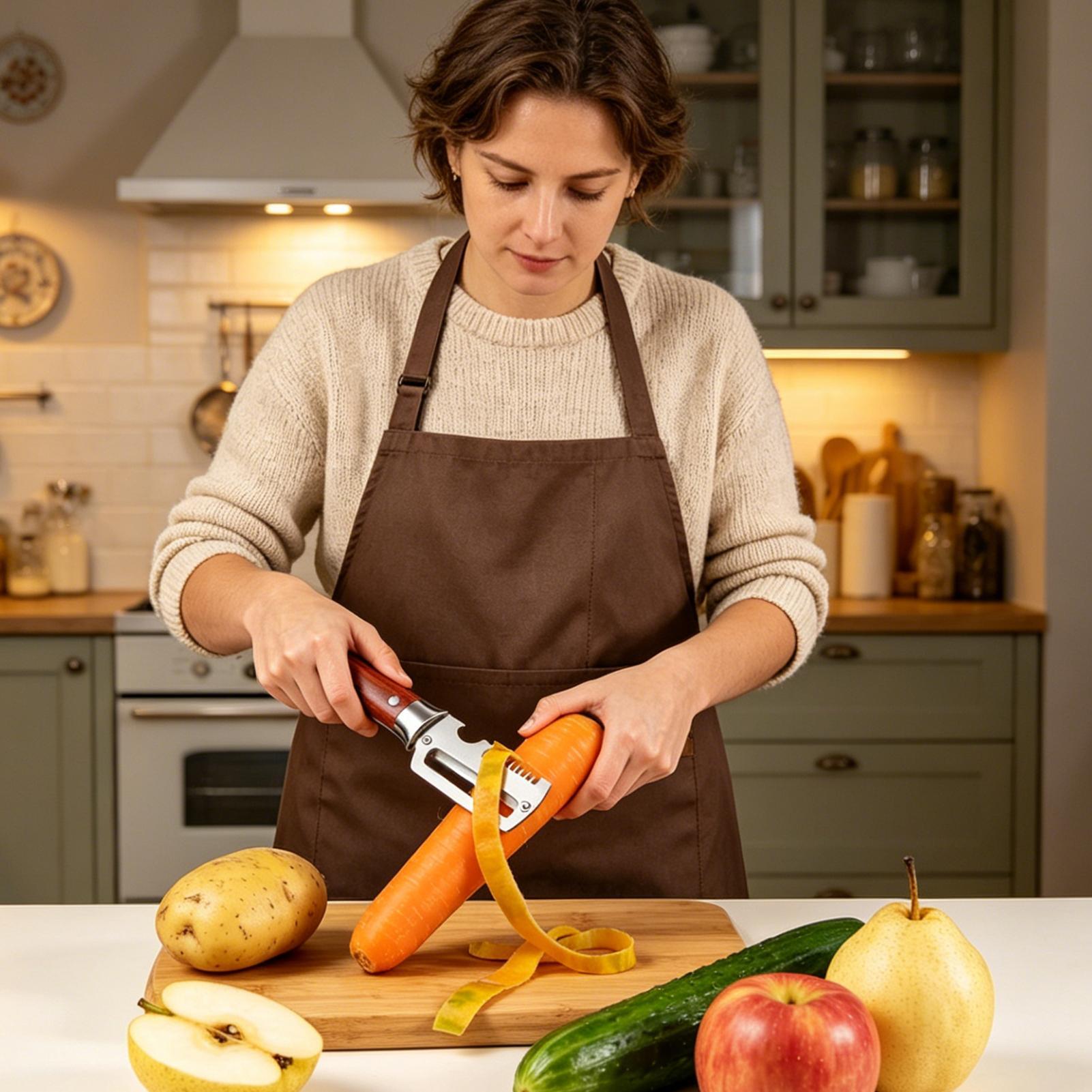 Descascador de cozinha para pe - Meal Prep With Potatoes avaliação e preço