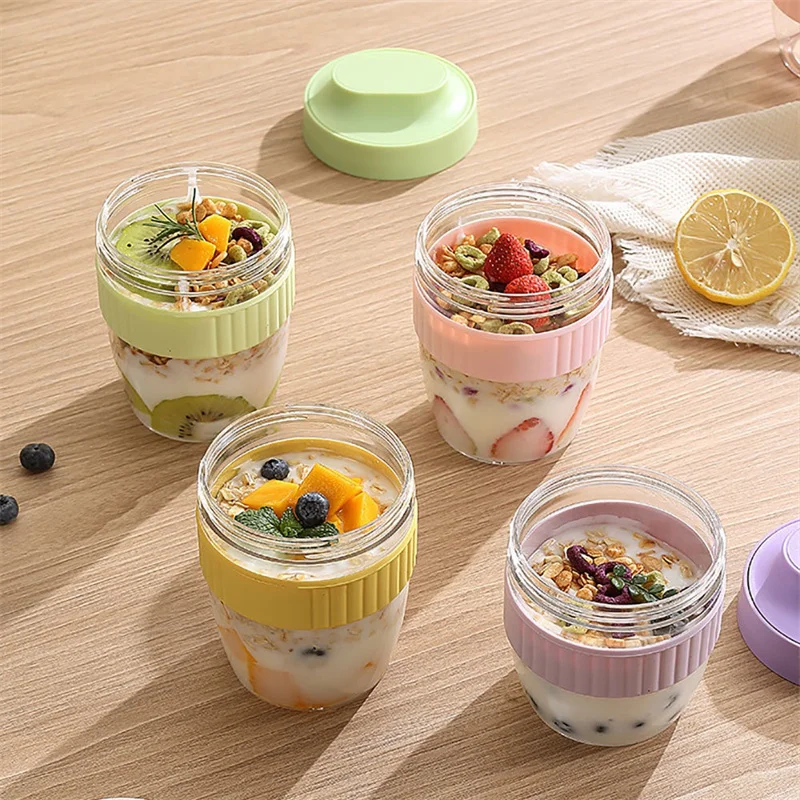 480/570ml copo de café da manh - Meal Prep Yogurt Containers avaliação e preço