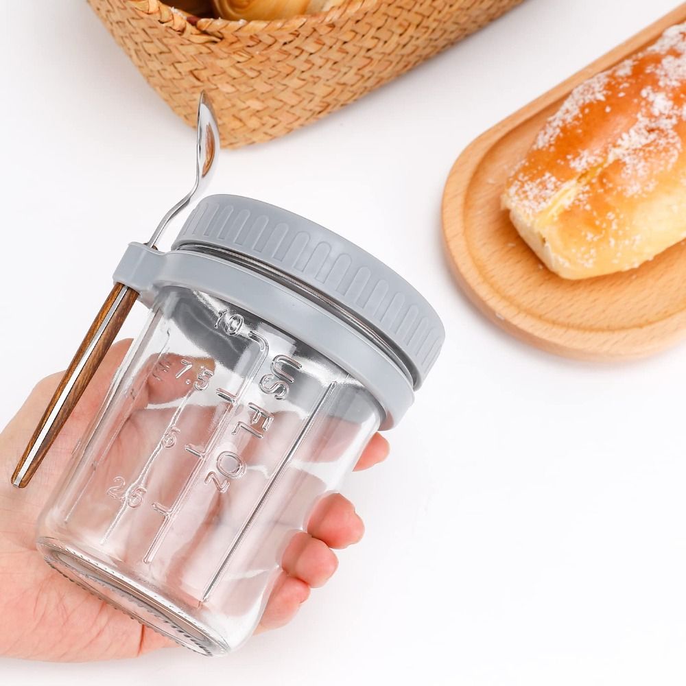 Frasco de iogurte 350ml, frasc - Overnight Oat Jar avaliação e preço