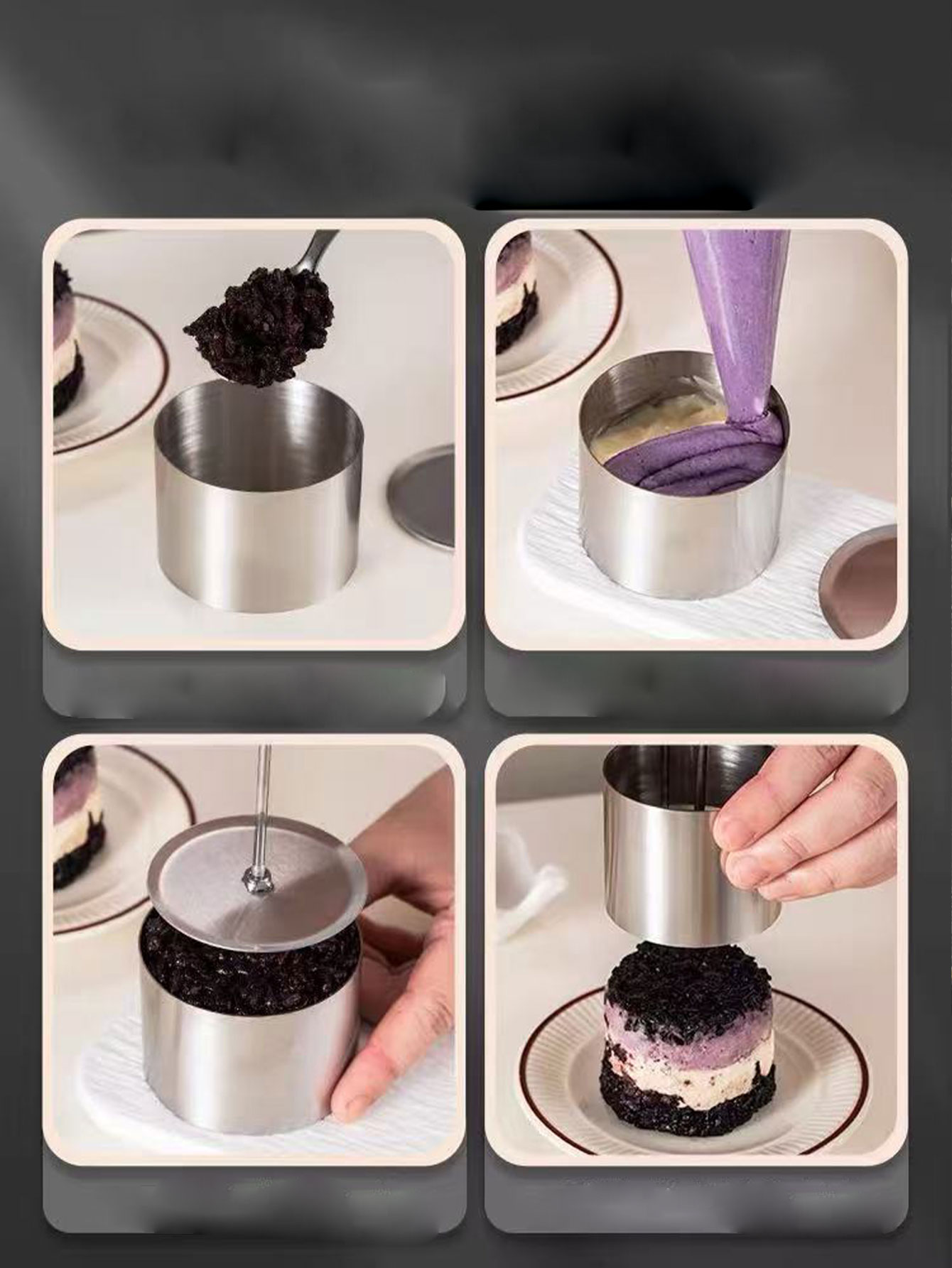 304 aço inoxidável roxo arroz  - Rice Ball Mold avaliação e preço