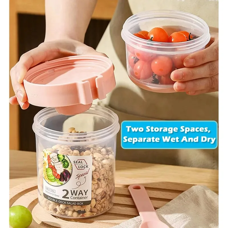 Copo de salada portátil, copo  - Meal Prep Yogurt Containers avaliação e preço