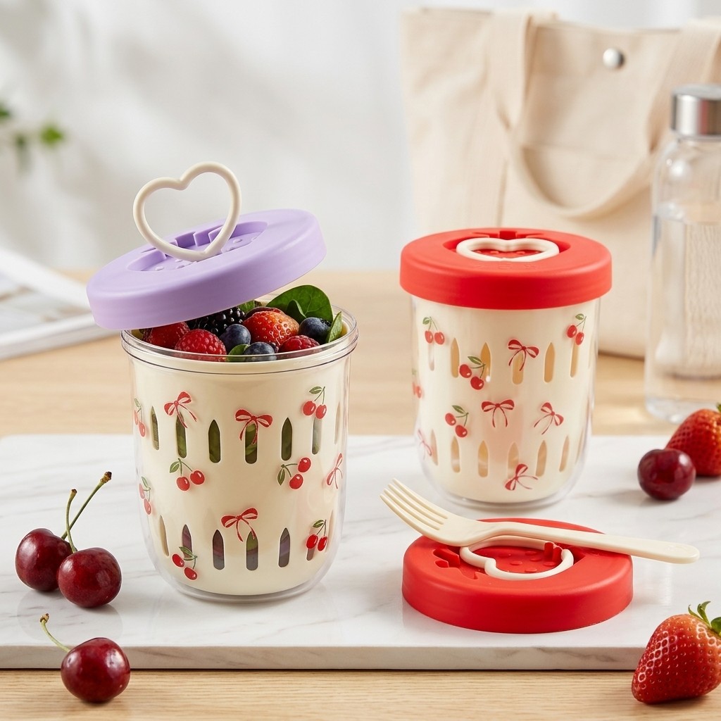 Recipiente de Plástico para Sa - Meal Prep Yogurt Containers avaliação e preço