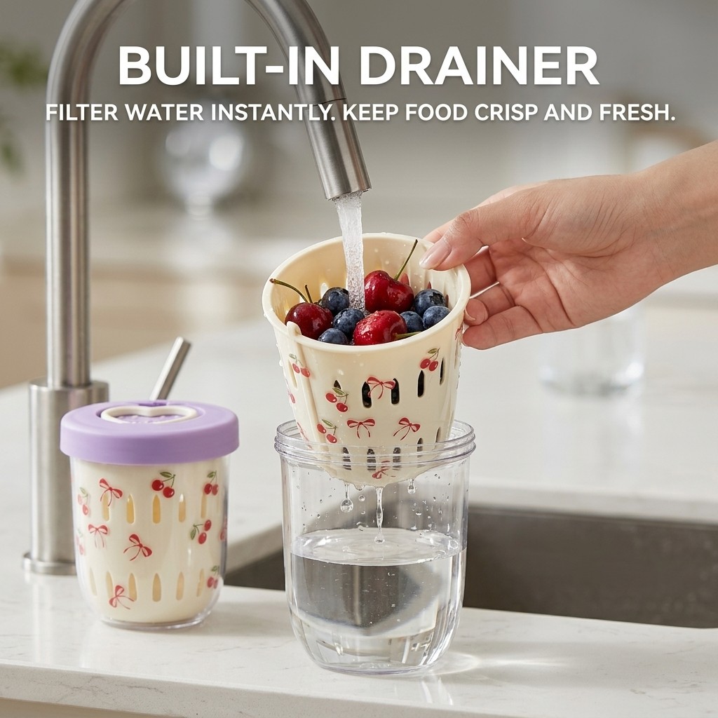 Recipiente de Plástico para Sa - Meal Prep Yogurt Containers avaliação e preço