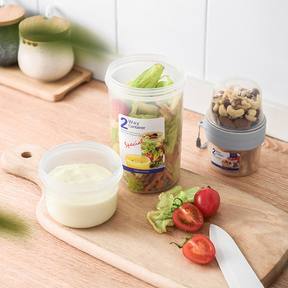 2 camadas iogurte salada selad - Meal Prep Yogurt Containers avaliação e preço