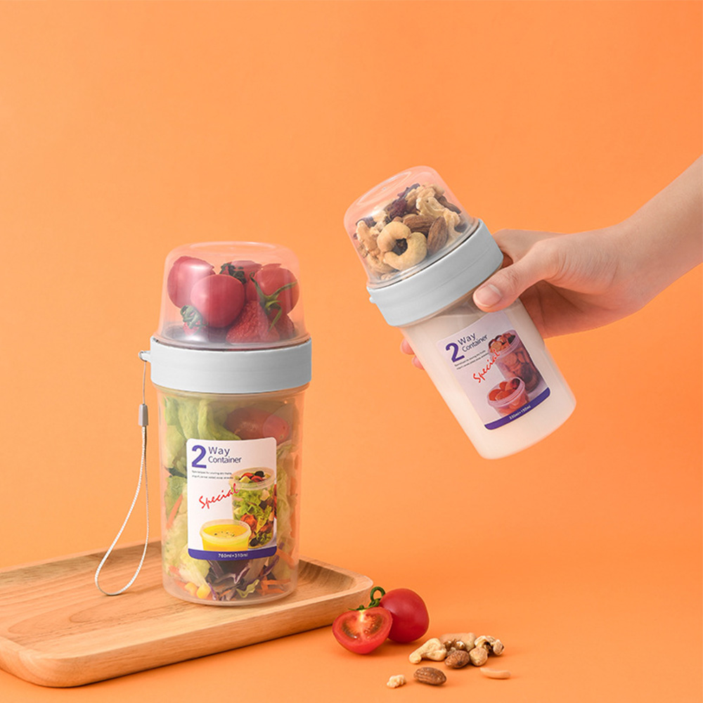 2 camadas iogurte salada selad - Meal Prep Yogurt Containers avaliação e preço